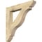 Ekena Millwork Funston Slat Rough Sawn Bracket, Douglas Fir, 4"W x 28"D x 28"H BKT04X28X28FST06RDF - alternate 1